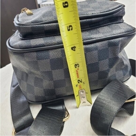 Graphite black and gray mini backpack - Picture 7 of 8